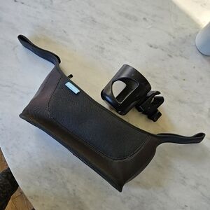 Uppababy Black Stroller Organizer & Cup Holder